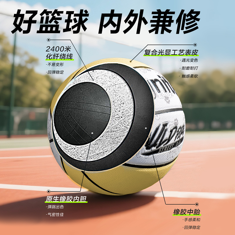 安格耐特FD142_5号光变PVC篮球(混)(个)
