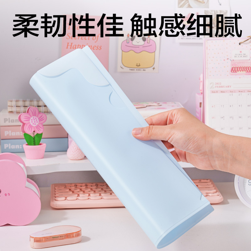 s36沙龙会PP508包角单入文件套(蓝)(5个/包)