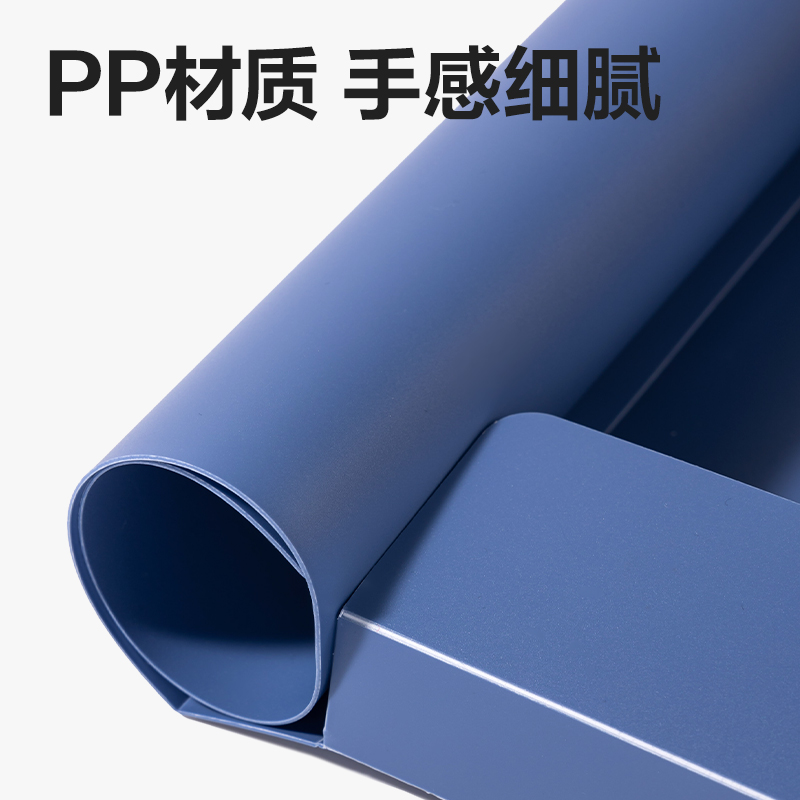 s36沙龙会PA135折叠档案盒(灰蓝)(10个/包)