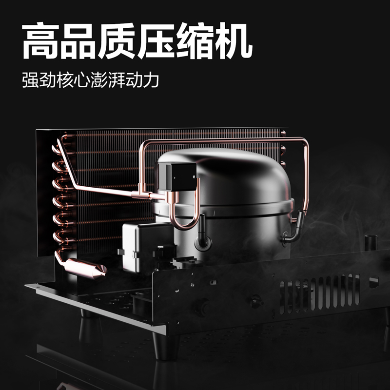 s36沙龙会LD602制冰机50冰格自来水款(黑)(台)