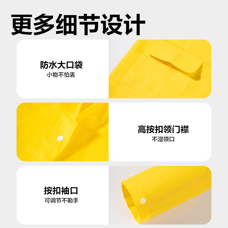 s36沙龙会LY103儿童雨衣(M码黄色)(袋)