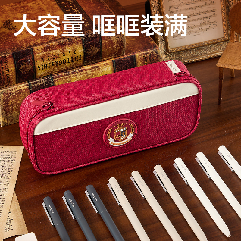 s36沙龙会BC458学院风大容量笔盒(蓝)(个)